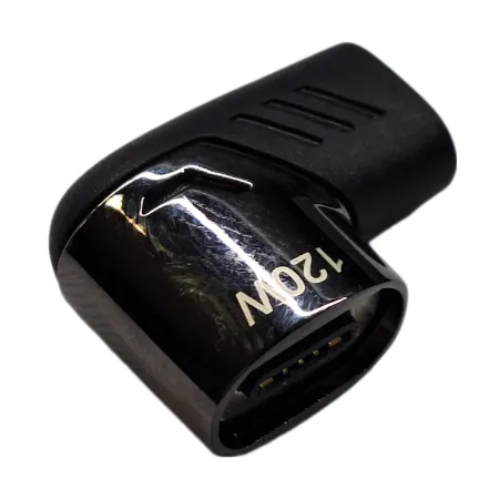 ADAPTER PRZEJŚCIÓWKA MAGNETYCZNA 120W USB C KĄTOWA ZŁĄCZE USB UNIWERSALNA